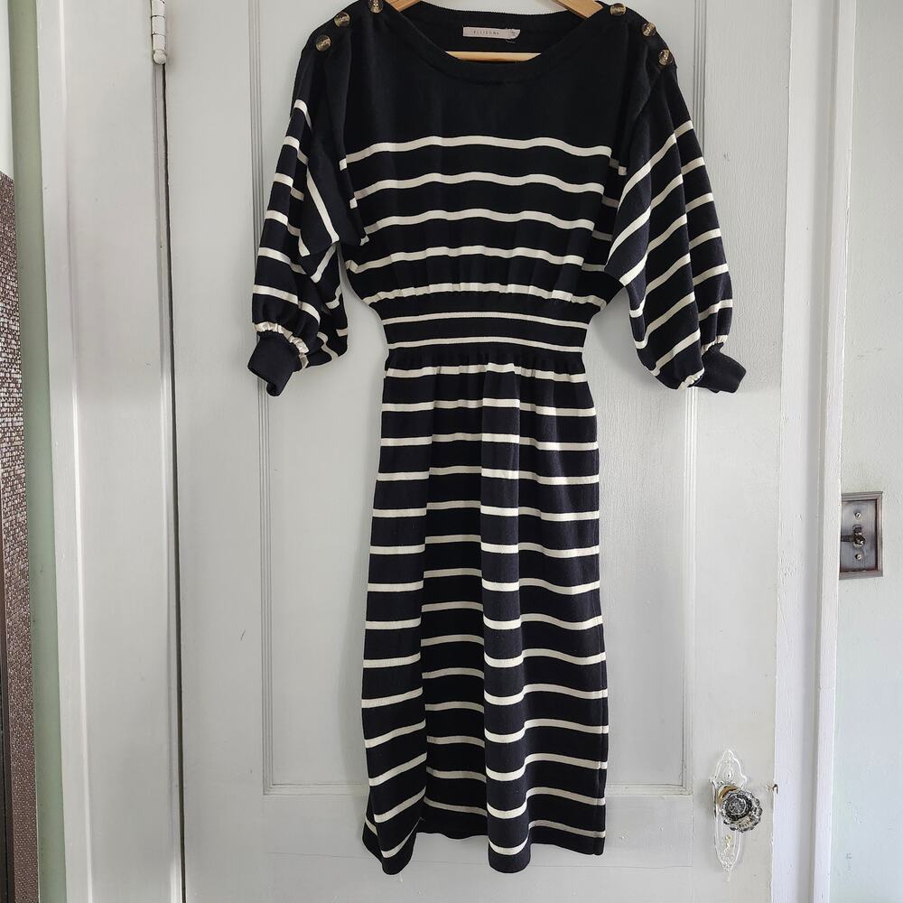 Ellison Striped Sweater Dress Size Small